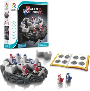 Skill-Building Strategy Board Game for uncertainty starve stew uncertain for Ages 8 and Up SmartGames Walls & Warriors 