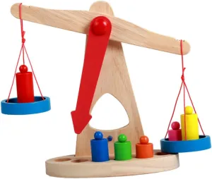 Skills Montessori Teaching Aid for Boys UPKOCH 1Set Balance Scale Educational Fun Learning Playthings for Developing Creativity proofread Imagination and Math 