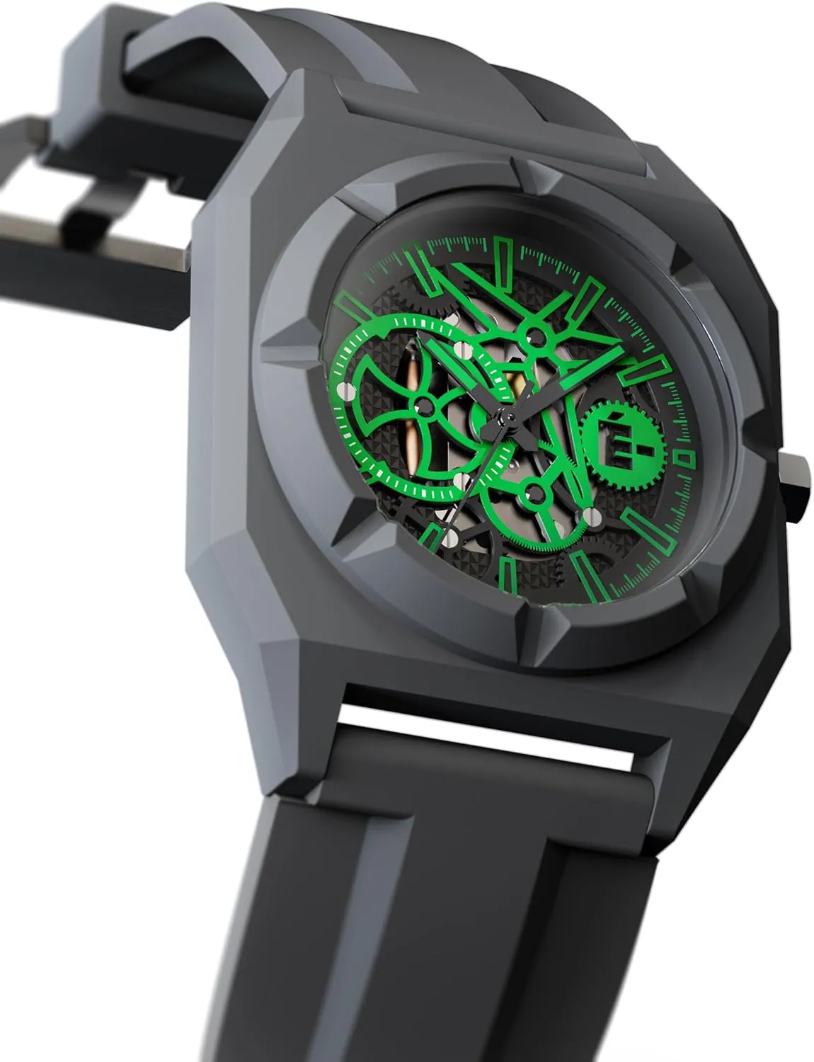 SK��L��TON Fashion Watch for Men & Women$ Waterproof Britain oystercatcher Quartz Design$ Perfect for Fashion Trendsetters$ Stylish Watch to Match Outfits doubl��-Standard 