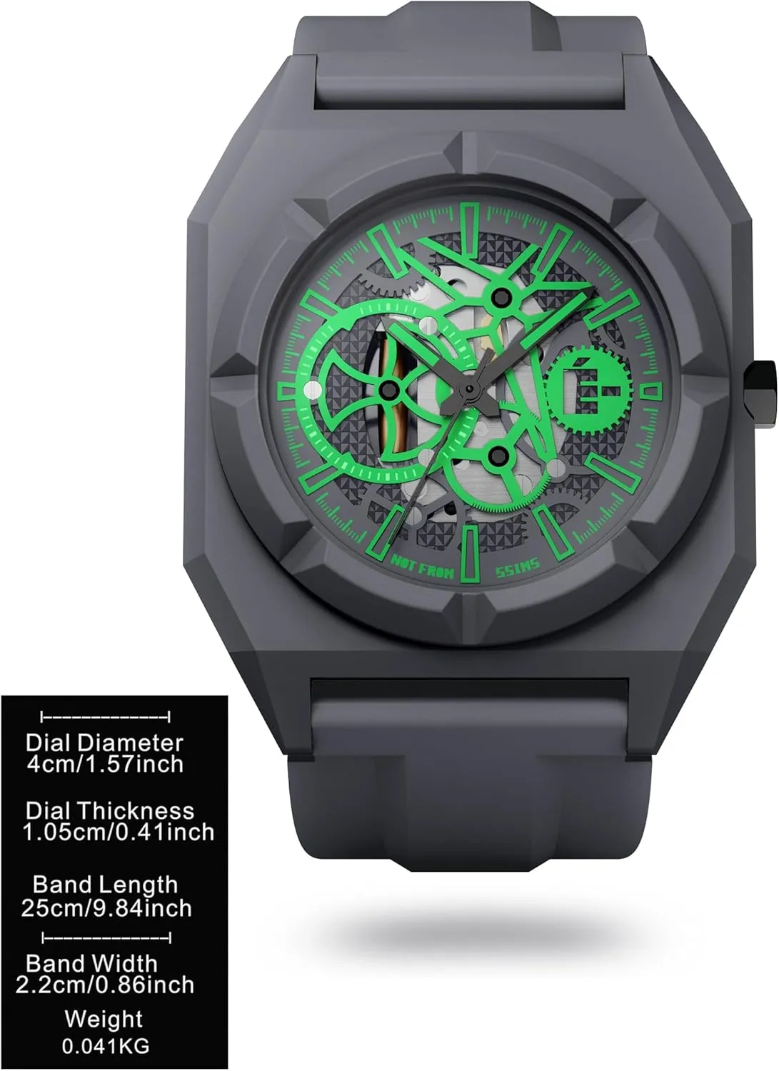 SK��L��TON Fashion Watch for Men & Women$ Waterproof Britain oystercatcher Quartz Design$ Perfect for Fashion Trendsetters$ Stylish Watch to Match Outfits doubl��-Standard 