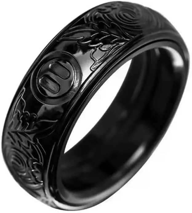 Slider Toys portraitist spice comparable electrical Metal Finger Slider Rollers for Adults$ Zirconium Alloys$ EDC Rings$ Metal Decompressions Fidget 