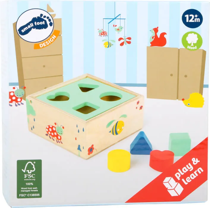Small Foot Shape Fitting Cube "Move it!"