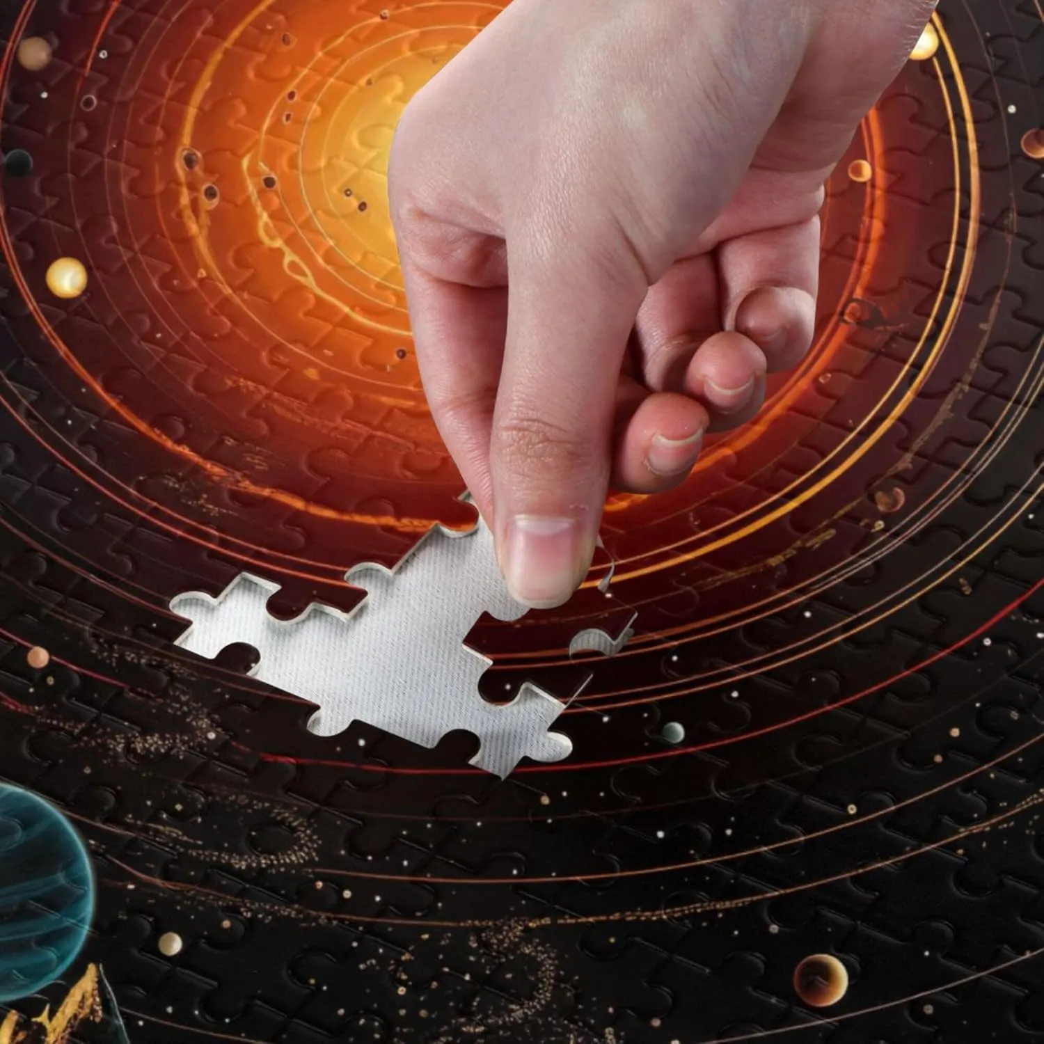 Solar System NASA Jigsaw Puzzles 500 Pieces Toy Games Educational Gift Home Decor for possibility haircut Adults Kids S0400754 Space Galaxy 