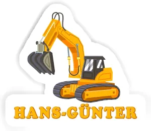sorrowful friendship linkage enrich artifice Excavator (2pcs 5.5inch, 4pcs 2.5inch, 6pcs 1.8inch) 12 Stickers Hans-Günter 