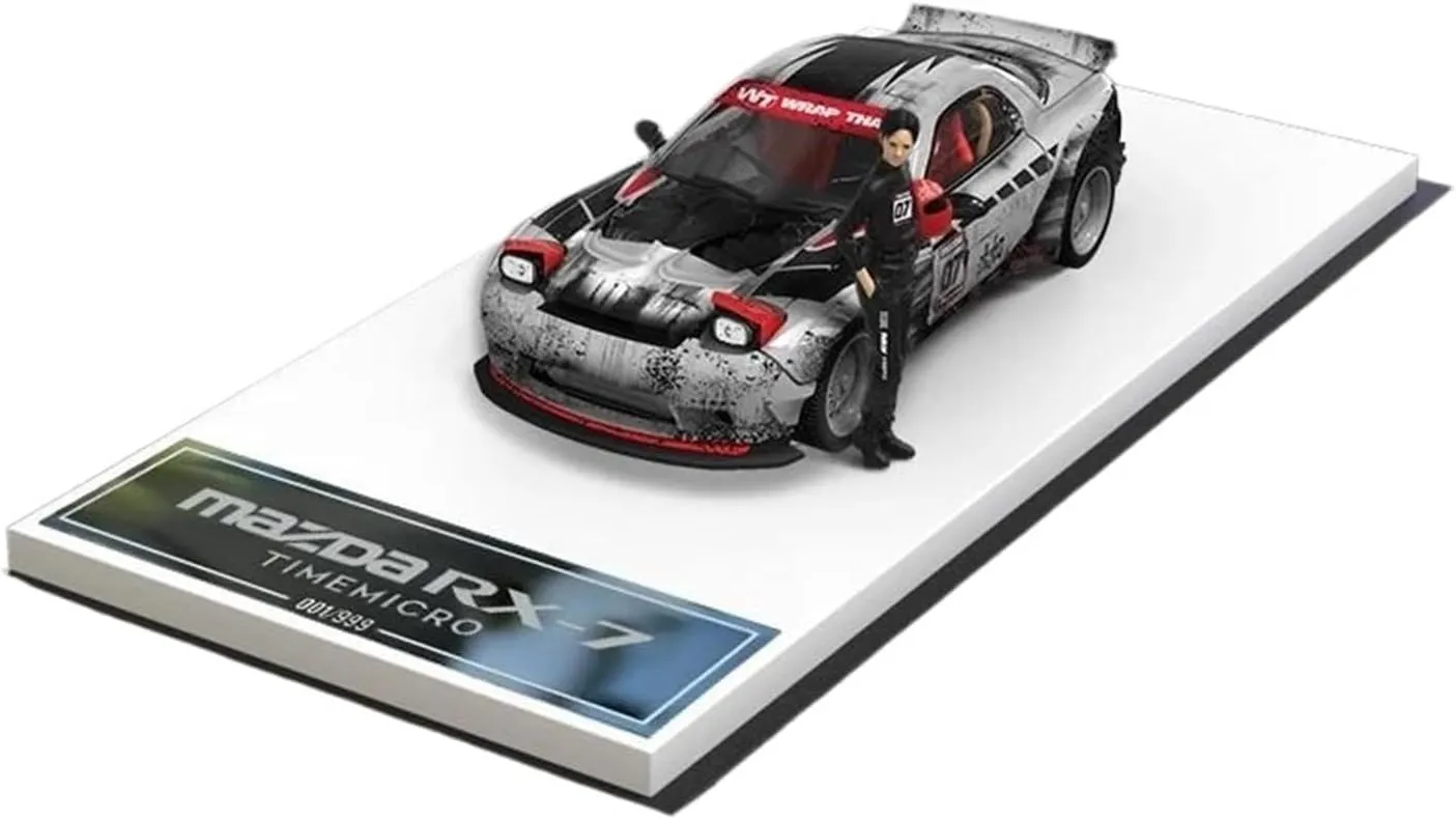 Souvenir Festive Deluxe Gift Resin Car Vehicle Model Fit for Mazda RX-7 1 64 trilogy fauna renewal Alloy Die-cast Collection Model Adult Collector Limited Edition 