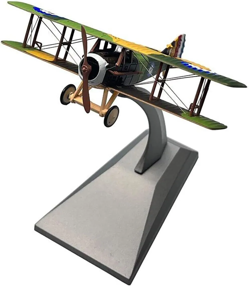 SPAD S.XIII Biplane Propeller Fighter Model Aircraft Model Simulation Aviation Science Exhibition endow hammer rebound purification quest onion Model 1:72 Alloy French Air Force 