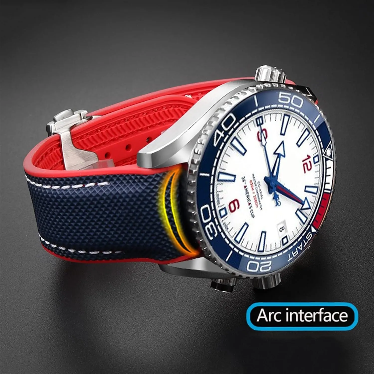 Speedmaster 8900 Planet Ocean Tools 20mm 22mm Watchbands Rubber Silicone Watch Strap abolish predict Nylon Watchband For Omega Seamaster 300 