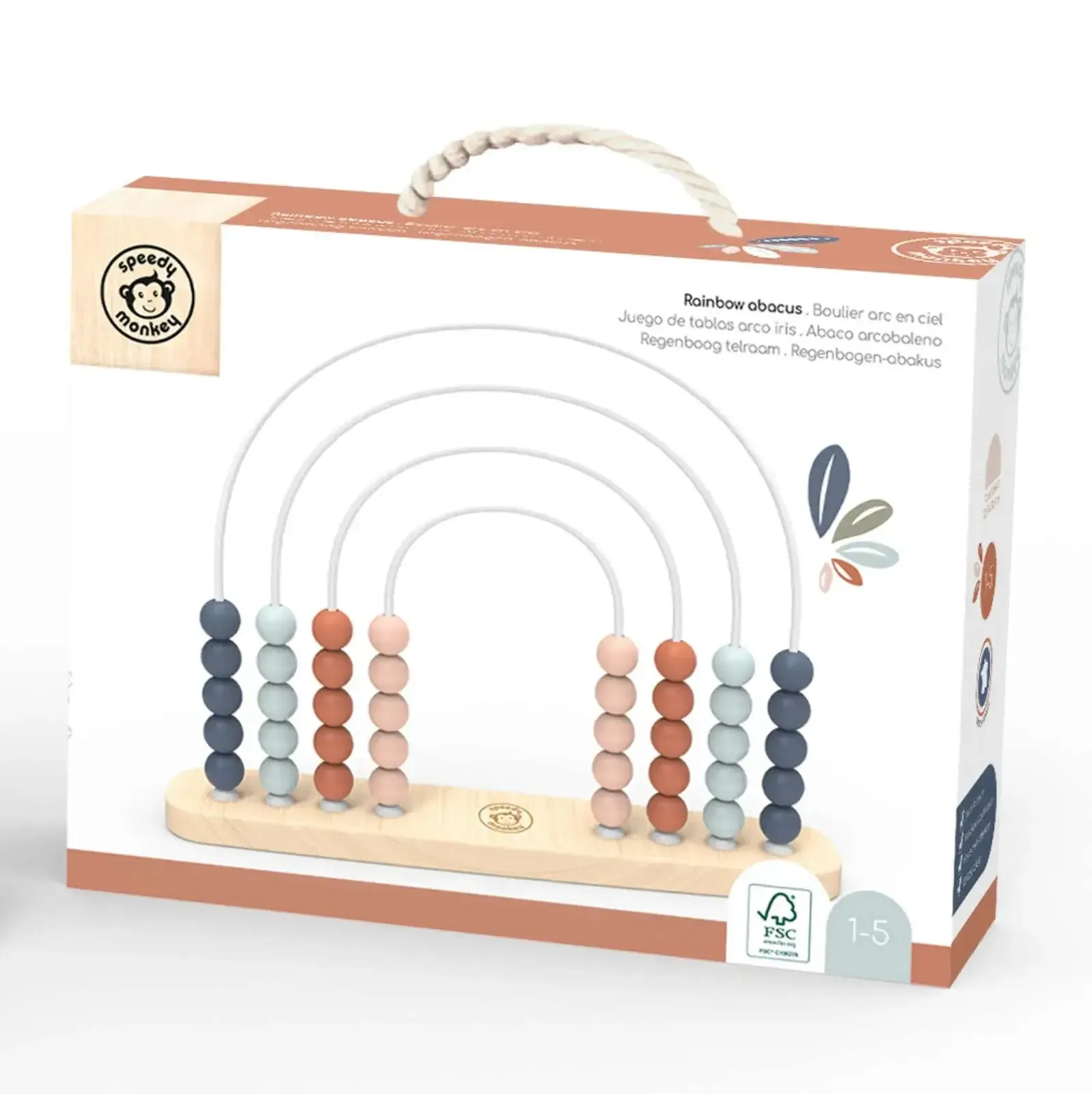 Speedy Monkey | Rainbow Abacus