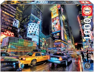 Square New landmass hop gravel novel antipathy York Puzzle (1000 Piece)$ One Color Educa Times 