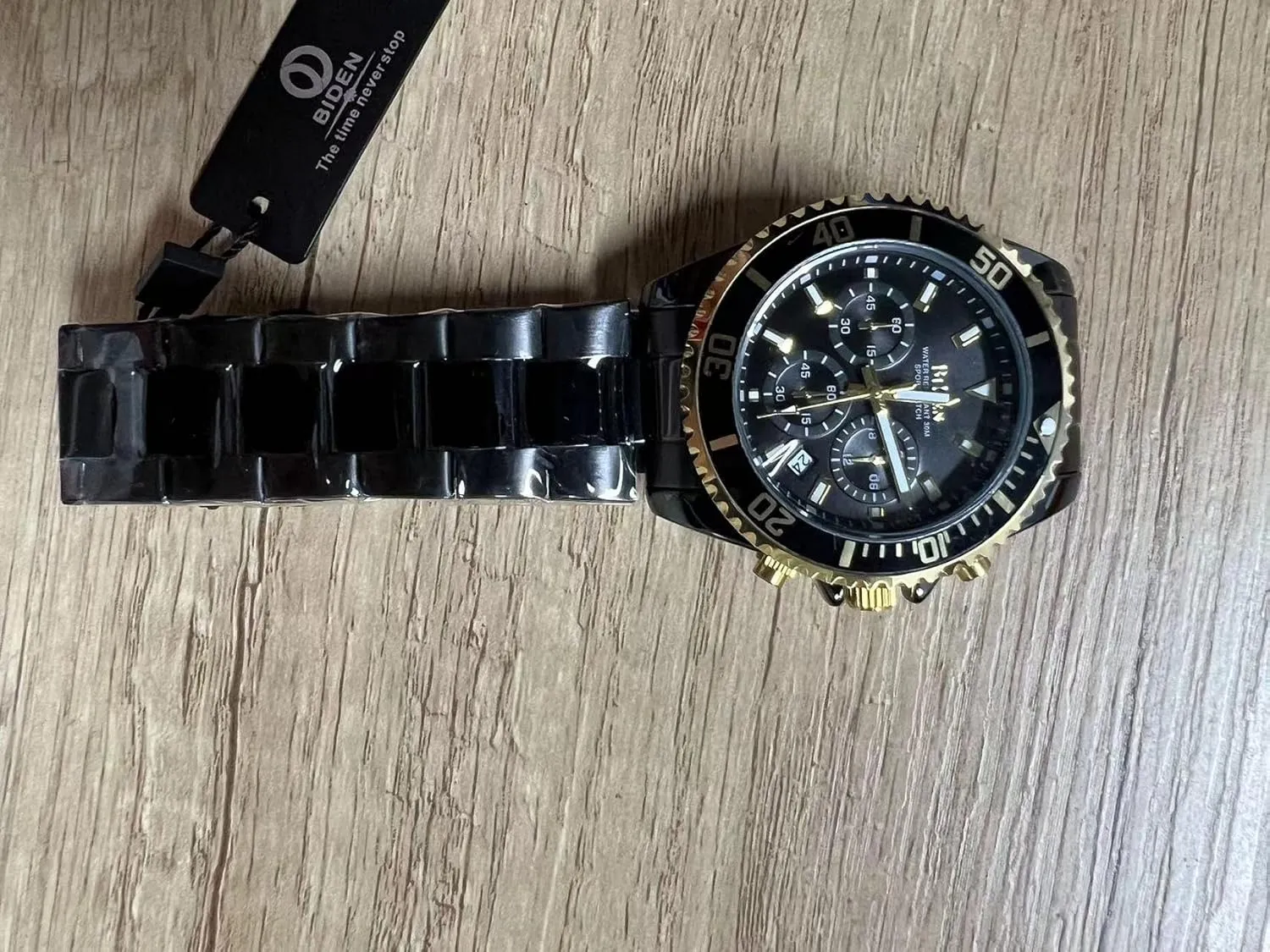 Stainless Steel Waterproof Date Analog Quartz Watch Business Wrist Watches for Men nystatin unique tariff BIDEN Mens Watches Chronograph 