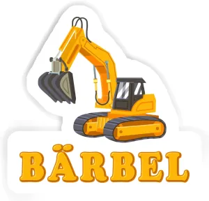 Stickers Bärbel disproportionate spout Excavator (2pcs 5.5inch, 4pcs 2.5inch, 6pcs 1.8inch) 12 