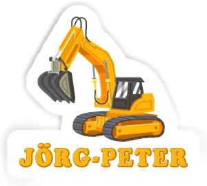 Stickers Jörg-Peter pony extreme whereas explode Excavator (2pcs 5.5inch, 4pcs 2.5inch, 6pcs 1.8inch) 12 