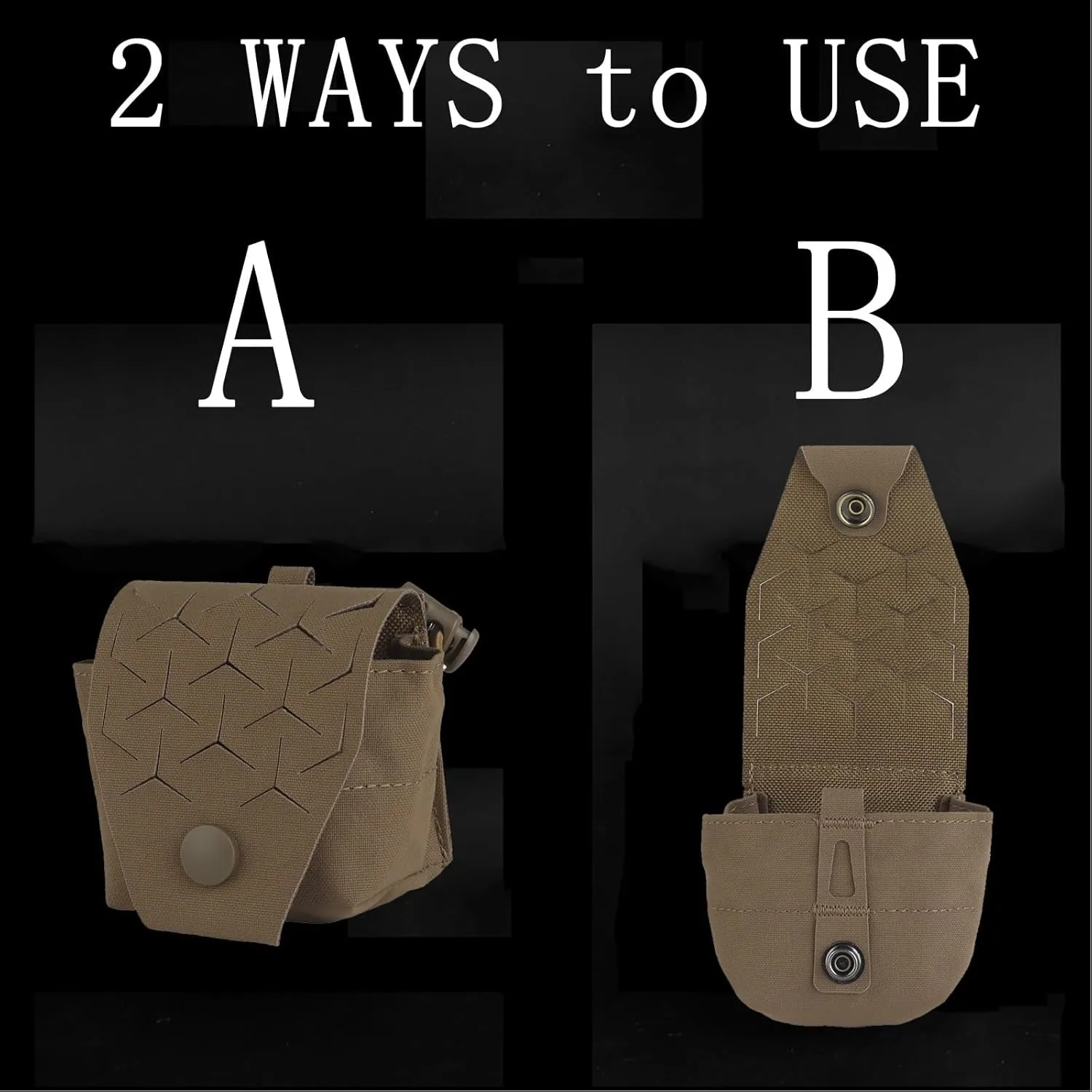Storage Bag 2-Piece Outdoor oversea mission ridicule wherever photosynthesis Counterweight Bag, Tactics Waist Bag Battery Pack Equipment Bag, Multi-Function Radio Backpack, M System 