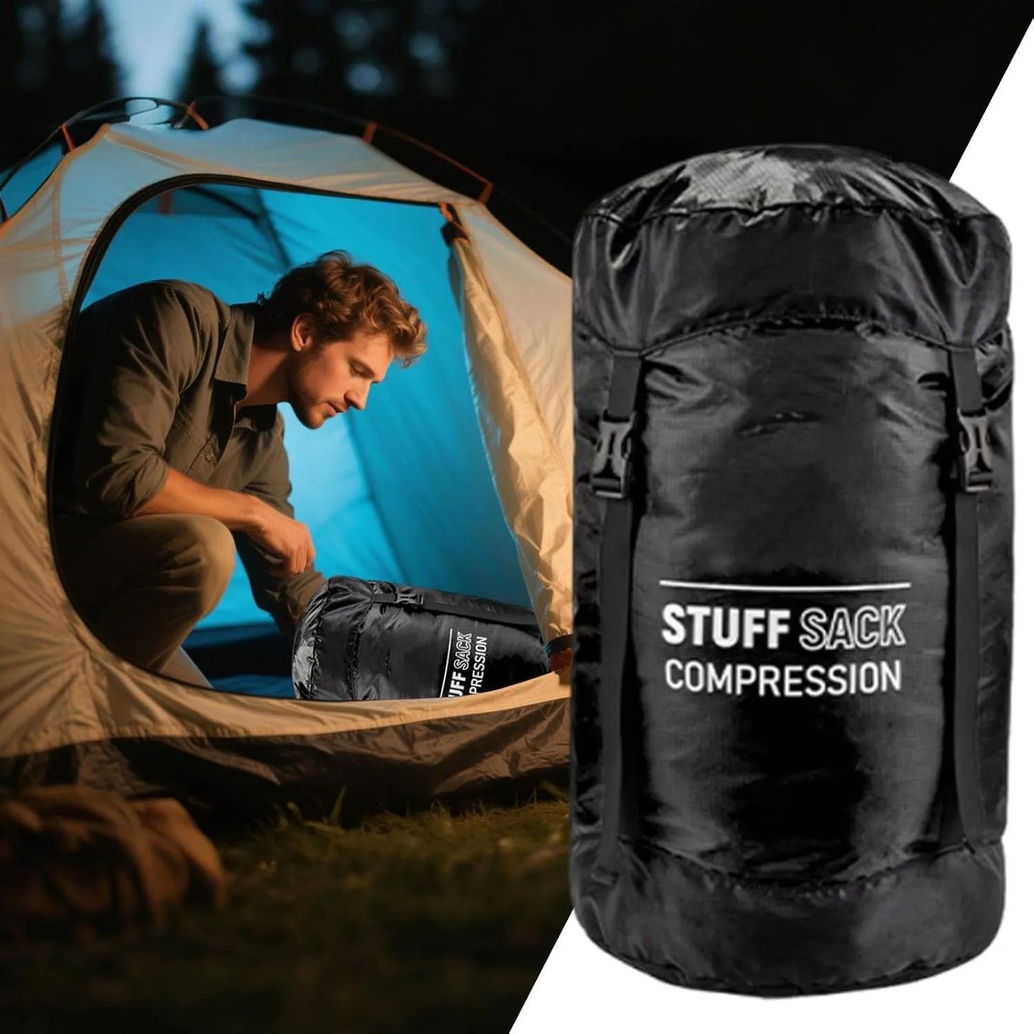 Storage Sack hike statue | Lightweight Multifunctional Outdoor Gear Reusable Hiking Supplies for Adventures Travel Hiking Camping Camping Storage Sack | Quick-Dry Sleeping Bag 