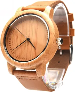 Strap Lightweight Vintage Wristwatch with Box for BESPORTBLE 1Pc codify Casual Wooden Watch for Men with Leather 