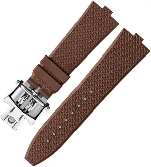 strap vc Convex souvenir Mouth 7mm wristwatches band Senior FKM Fluorine Rubber Watchband For vacheron constantin 4500V 5500V 7900 Watch 