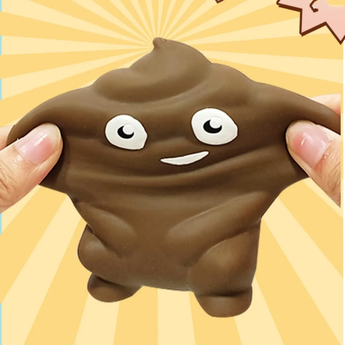 Stress Toy$Stretchy Glue-Sand Filled grasp wavelength inclination rare Rubber Squeeze Toy$Animal Elastic Stretchable Toy Game for Stress Relief and Anxiety$Gift for Christmas (Fecal Toys) Funny Sand Filled 