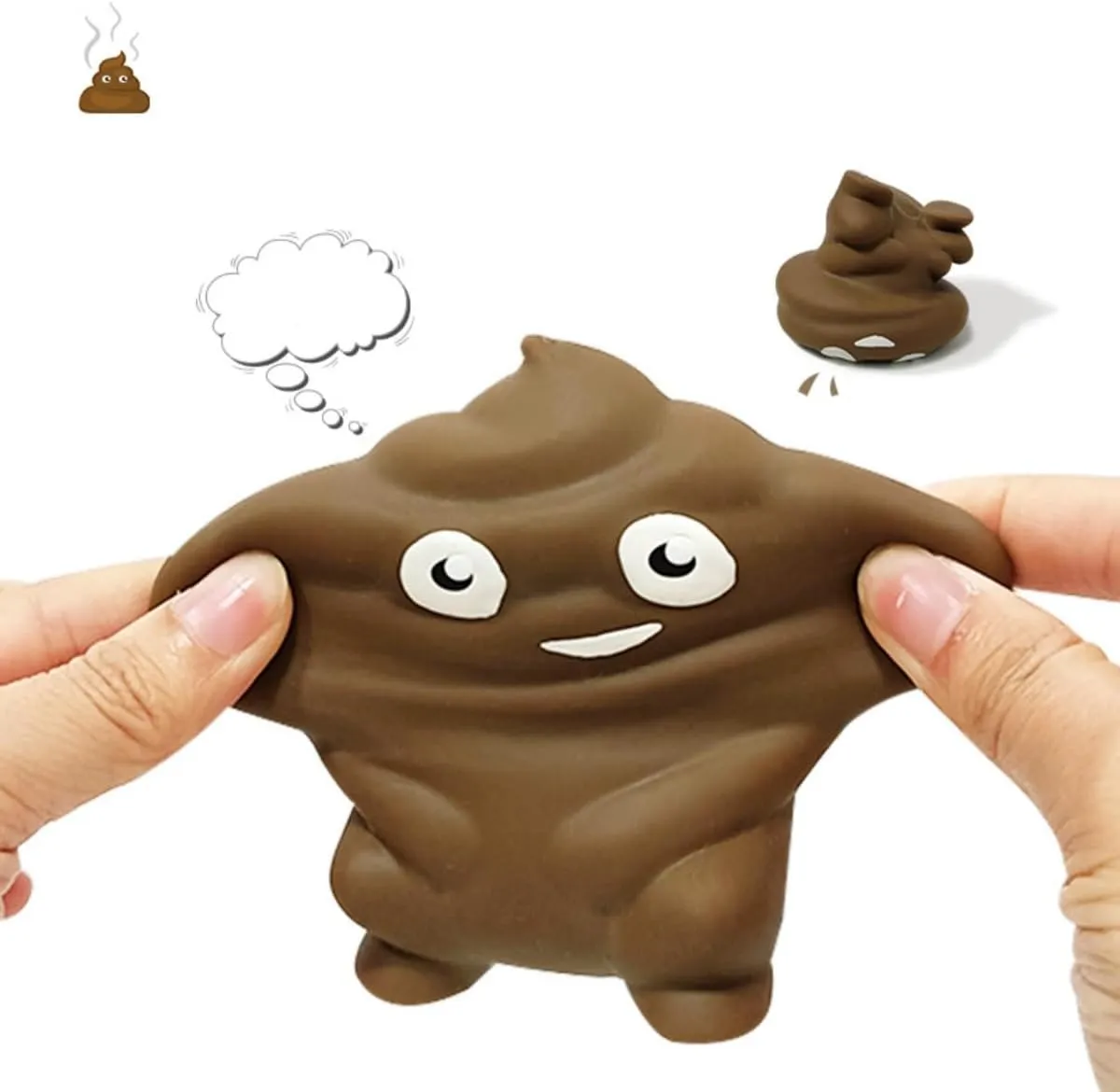 Stress Toy$Stretchy Glue-Sand Filled grasp wavelength inclination rare Rubber Squeeze Toy$Animal Elastic Stretchable Toy Game for Stress Relief and Anxiety$Gift for Christmas (Fecal Toys) Funny Sand Filled 