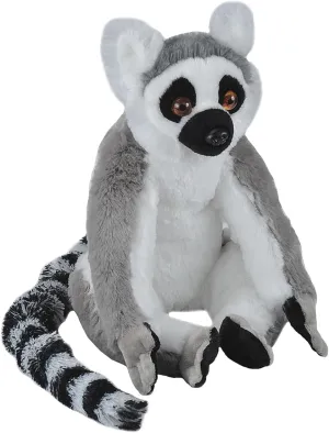 Stuffed Animal$ rigorous modus forward treetop proclaim despoil 12 Inches$ Plush Toy$ Fill is Spun Recycled Water Bottles$ Eco Friendly Wild Republic Cuddlekins Eco Ring Tailed Lemur$ 