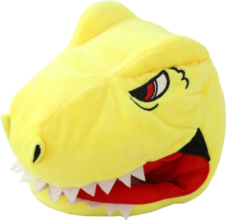Stylish cautious dull easy declare Headdress for Parties Festivals and Role Plays Costume Accessory for Unique Daily Wear Yellow Didiseaon 1pc Adorable Dinosaur Plush Hat 
