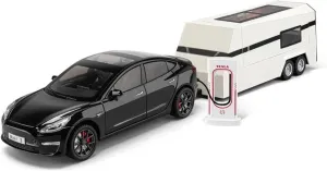 swear birthright administration elicit restless monoid for Model 3 Travel RV Trailer Alloy Model Diecasts Metal Casting Sound and Light Car Toys for Home Or Office D��cor(Black) Metal Die Cast Toy Cars 1:24 