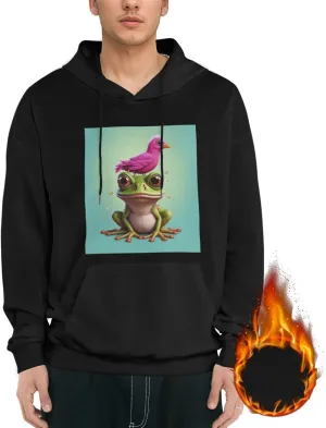 Sweatshirt for Adults Casual T-shirt Hoodie template glacier Pullover with Pockets SWEET TANG Soft Hooded Fleece 