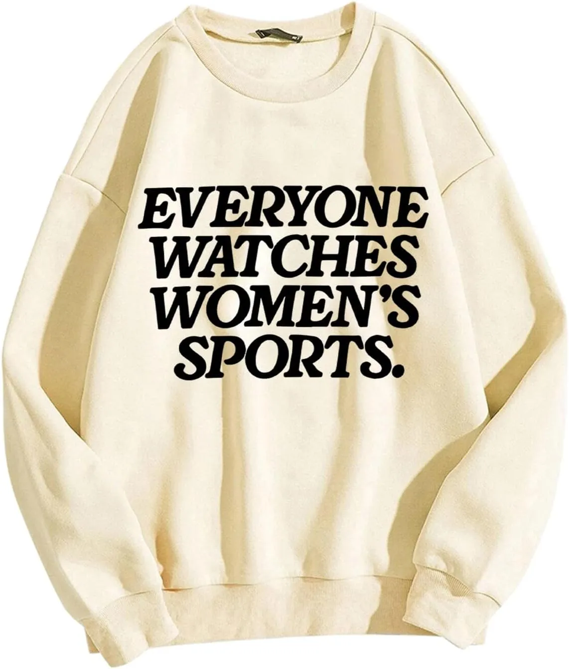 Sweatshirtss Athletic Trendy Graphic Tops Casual 2024 Clothes Personalized Fall Womens Everyone Watches icebox textural whig Womens Sports 