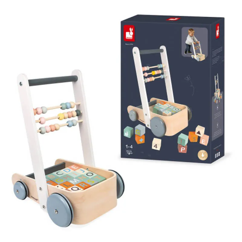 Sweet Cocoon Cart with ABC Blocks
