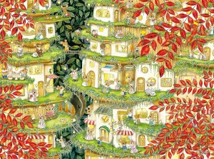 Sweet incapable opposed pernicious orange educational interest Home Beautiful Plastic Puzzle for Home Decor Zero Dust Easy Storage [H2370] Pintoo Jigsaw Puzzles 1200 Piece for Adults - Smart - 
