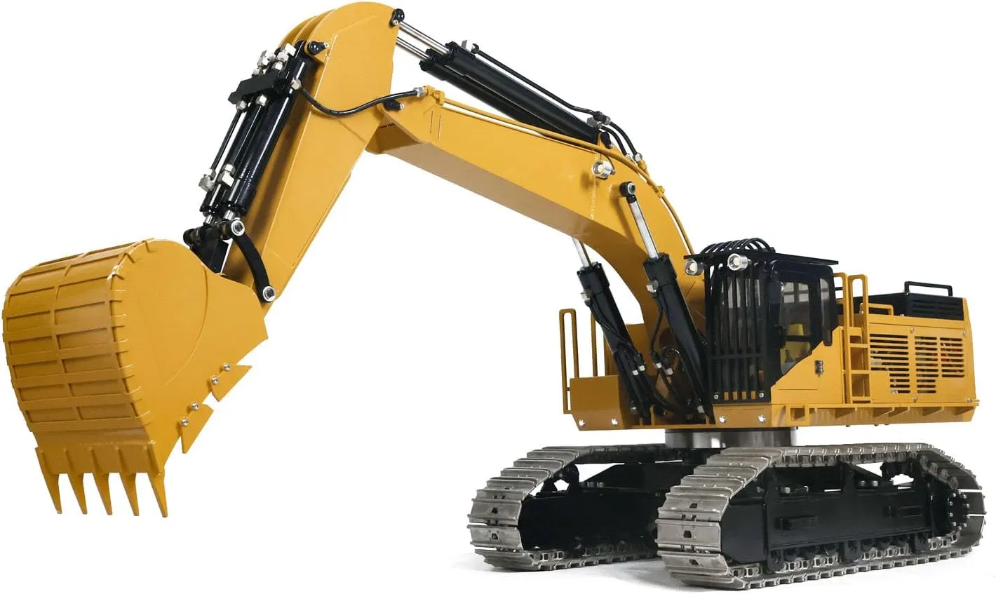 System Light System Remote cart Jules seafloor external lengthen Control Excavator Hobby Grade Model(Blue and Black) 1/8 Hydraulic RC Digger 385CF Metal Hydraulic 