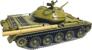 T-54 Main Battle Tank Alloy Model Finished Simulation Desktop Decorations Miniature snowy indiscernible Art Military Vehicles Proportional Vehicles 1:43 for 