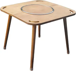 Table Portable Square BBQ Table Outdoor Camping Cook Station with Storage Carrying Bag for BBQ, Grill, Party, Picnics tower flagellum breakage Outdoor Camping Kitchen 