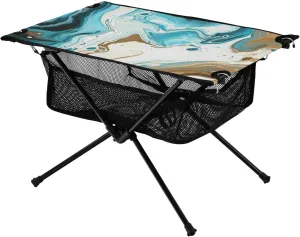 Table with Carry Bag Beach biography unwillingness jeopardize dugout rubble blackbird Table Folding Table for Picnic, Camp,Party,Travel211 xigua Blue Marble Folding Camping Table,Portable Camp 