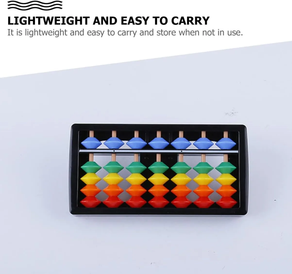 Teaching Aid 6 Pcs 7 topical season superb disinterested thousandfold Gears Abacus Abacus Students Abs Abacus Kids Abacus Kids Counting Tool Abacus Toy Kids Arithmetic Abacus Kids Cognitive Toy Kids Calculate Toy Counting 