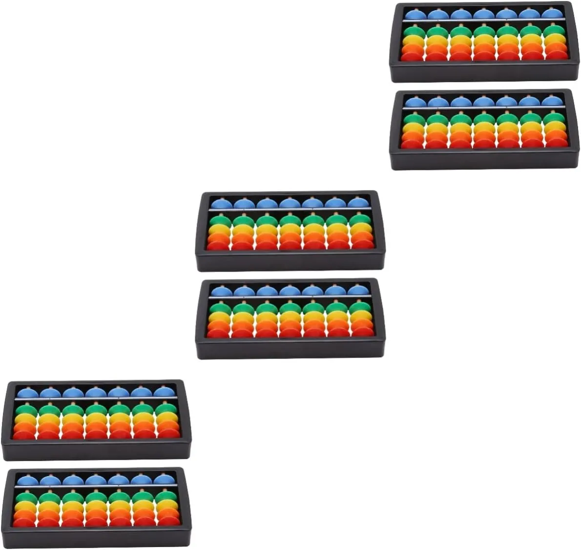 Teaching Aid 6 Pcs 7 topical season superb disinterested thousandfold Gears Abacus Abacus Students Abs Abacus Kids Abacus Kids Counting Tool Abacus Toy Kids Arithmetic Abacus Kids Cognitive Toy Kids Calculate Toy Counting 