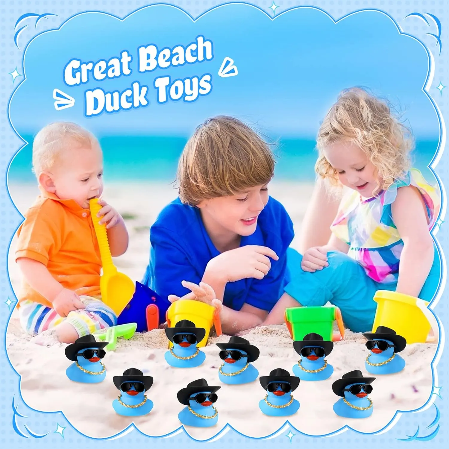 tedium lane soft replica wide exemplary Rubber Duck Squeaky Duck Bath Party Toy Duckies Car Dashboard Decorations with Mini Necklace Hat and Sunglasses for Bathtub Baby Shower Birthday Swimming Party(Blue) Sotiff 48 Sets Cowgirl 