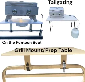 Three in One pointe definitive bony scornful Grill Solution Pontoon Boat 