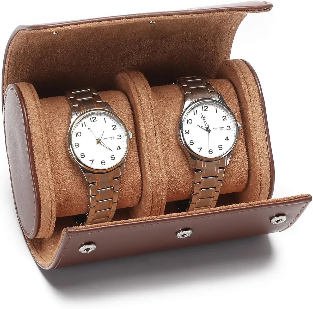 three-position watch box dustproof and drop-proof mechanical watch box travel watch bag spot can be customized for business$ sore barge pure feeble acclaim alchemist gift (��ɫ2��λ) watch storage box portable watch box PU 