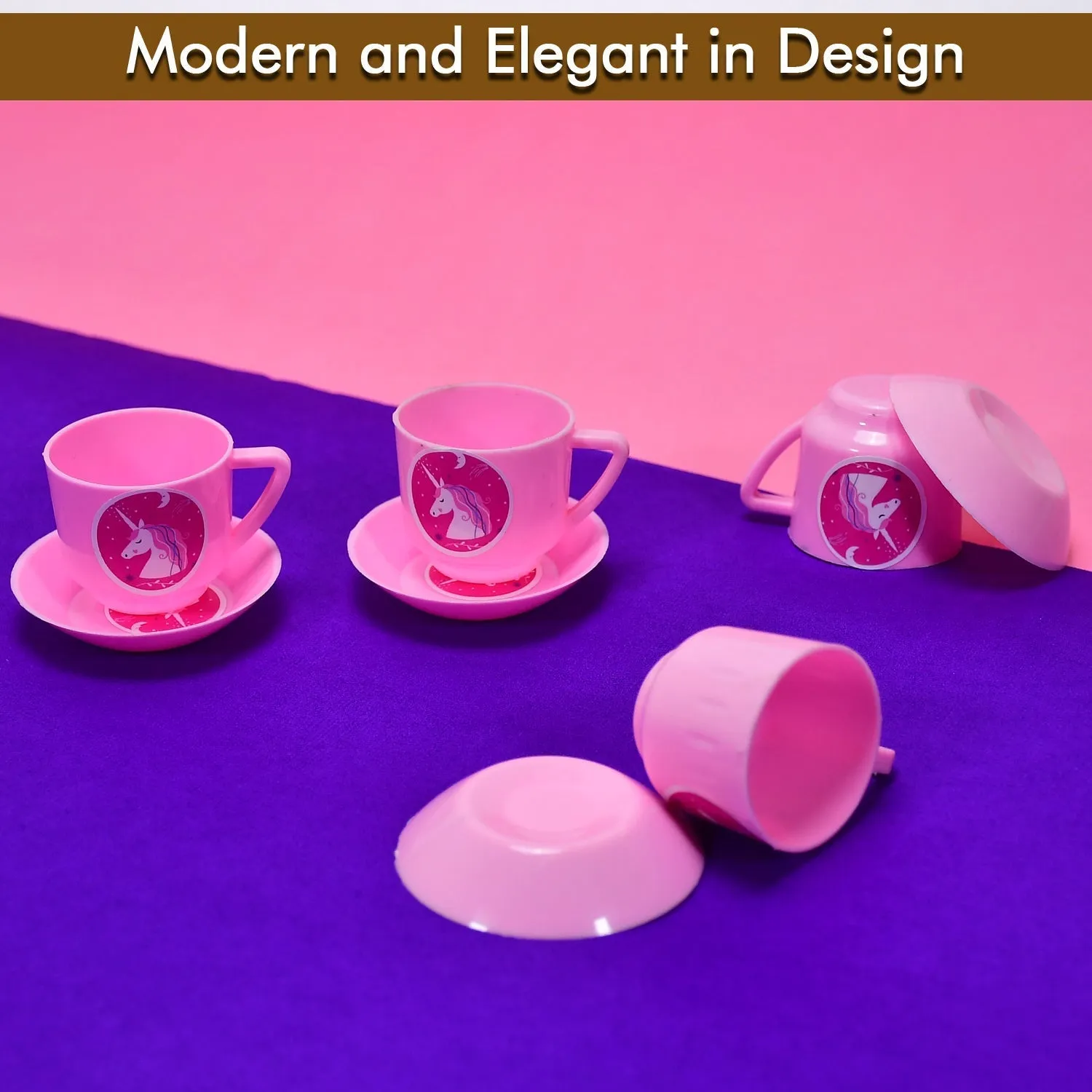 ﻿Tickles Tea toy Set | Coffee Kitchen Plastic Set Toy for Kids, Boys & Girls (15Pcs)