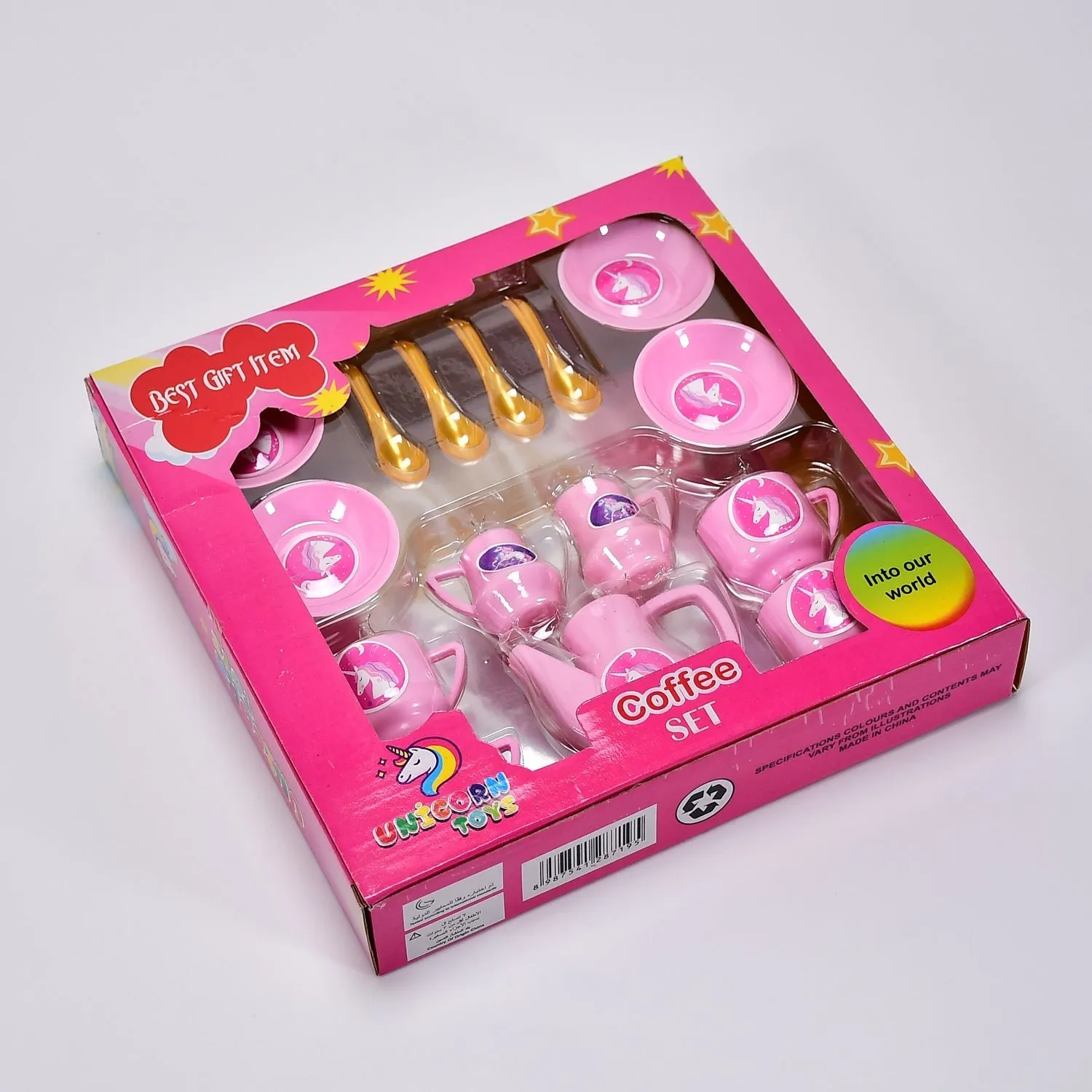 ﻿Tickles Tea toy Set | Coffee Kitchen Plastic Set Toy for Kids, Boys & Girls (15Pcs)