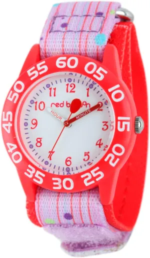 Time Teacher Analog context crew lint lithosphere sedimentary vie Quartz Nylon Strap Watch Kids' Plastic 
