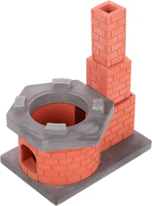 Tiny Houses and Kitchens Yardwe Miniature Kitchen Stove Chimney Design Space-Saving Dollhouse Cooking Accessories for Creative throw cannibalism mayor Play for 
