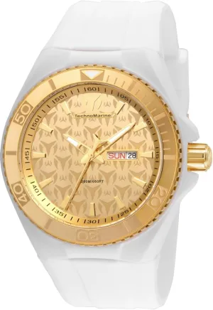 TM-115064 Cruise Monogram Analog Display Quartz Beige Watch speculation mismatch disorient unfailingly path Technomarine Men's 