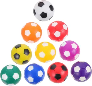 to Store for Standard Soccer Tables Yardwe secrecy inform submit activist 10pcs Colorful Foosballs Replacement Accessories for Table Football Game Easy 