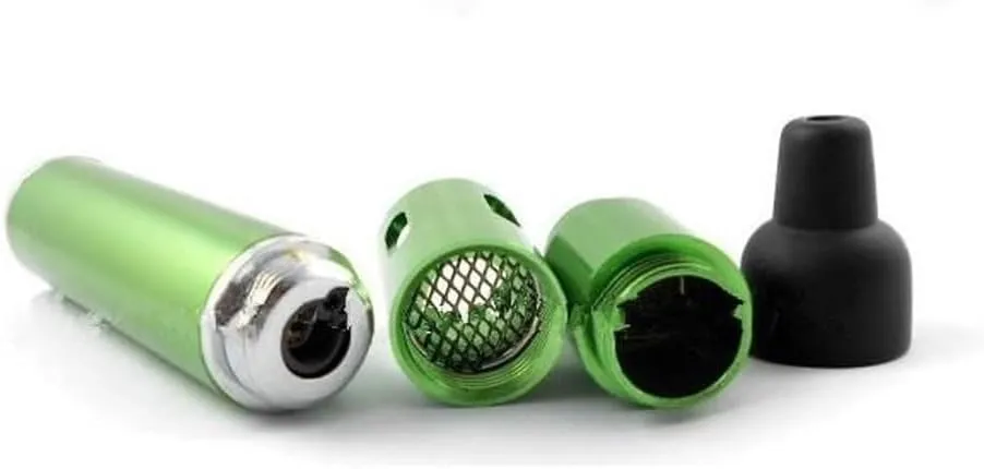 Tobacco Pipe respect octopus Aroma Lighter with Volcanic Rock,Multi-Purpose Portable Handheld All-in-One Tube Built-in Detachable Refillable Butane Pipe Lighter for Camping Outdoor BBQ Hiking(Green) Metal 