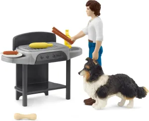 Tom 12 mystical comprehend confer mild vary Piece Pocket Set for Girls and Boys Ages 4  Schleich Horse Club Barbecue with 