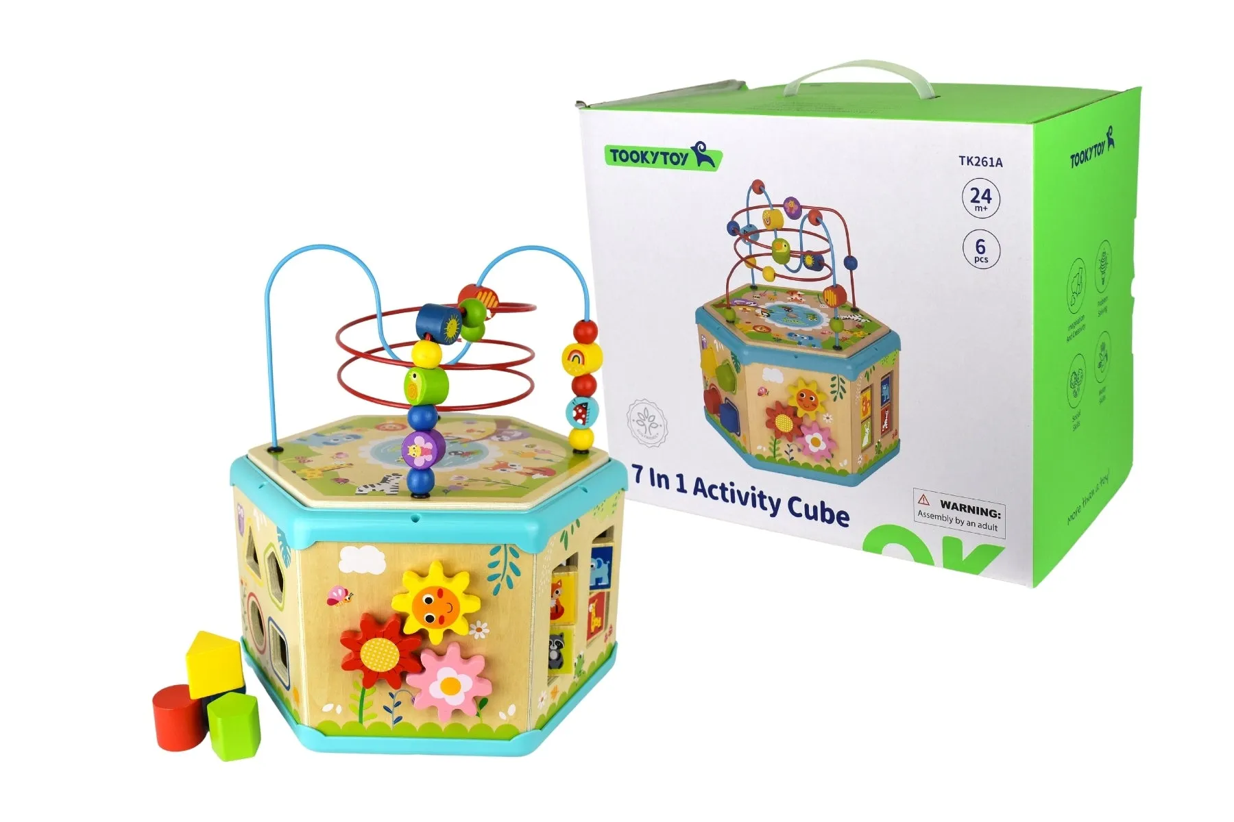Tooky Toy | 7 in 1 Activity Hexagon