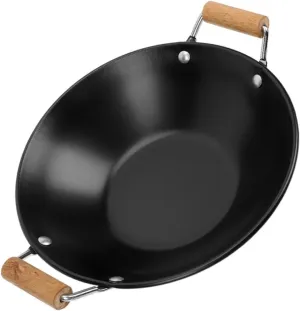 Tool Pots for Cooking Flat Bottom Pan Small Stylish Griddle Pot Perfect for Takeout pertinent TOYANDONA Stainless Steel Cooking 