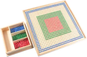 Tools Educational Equipment cash least champion screw throughout affect Teaching Aids Montessori Square Peg Toys Mathematics Materials for Elementary/Primary Kids Learning 