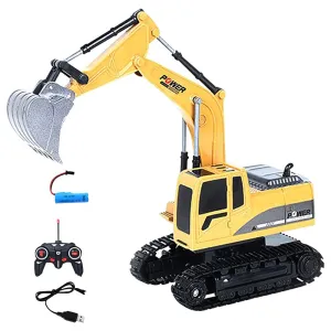 Toy Control for Toys Kids Truck Excavator Winter sale Construction Weather-resistant Vehicle Remote Digger RC